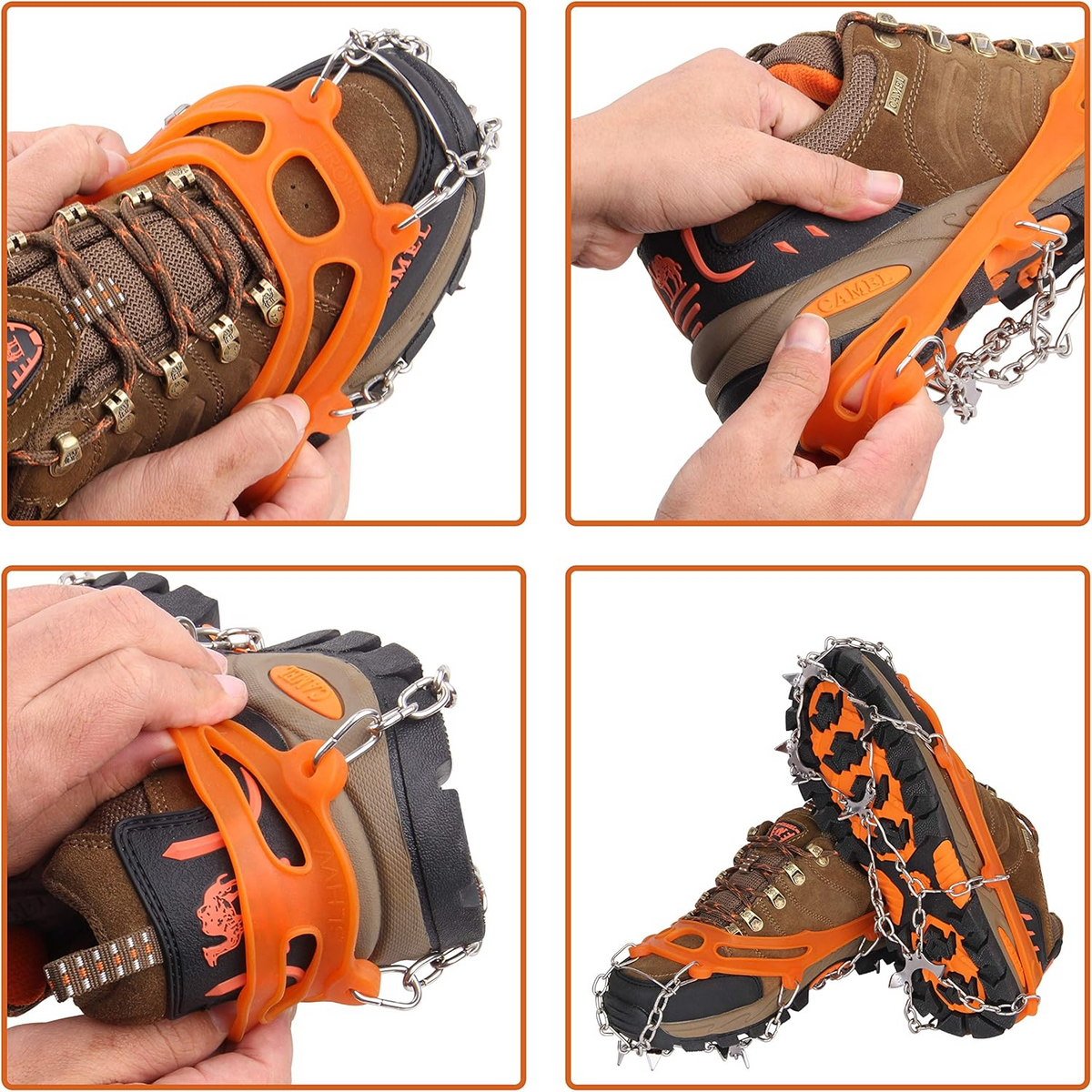 TrailGrip Pro™ - Cramponi de Siguranta pentru Munte si Drumetii