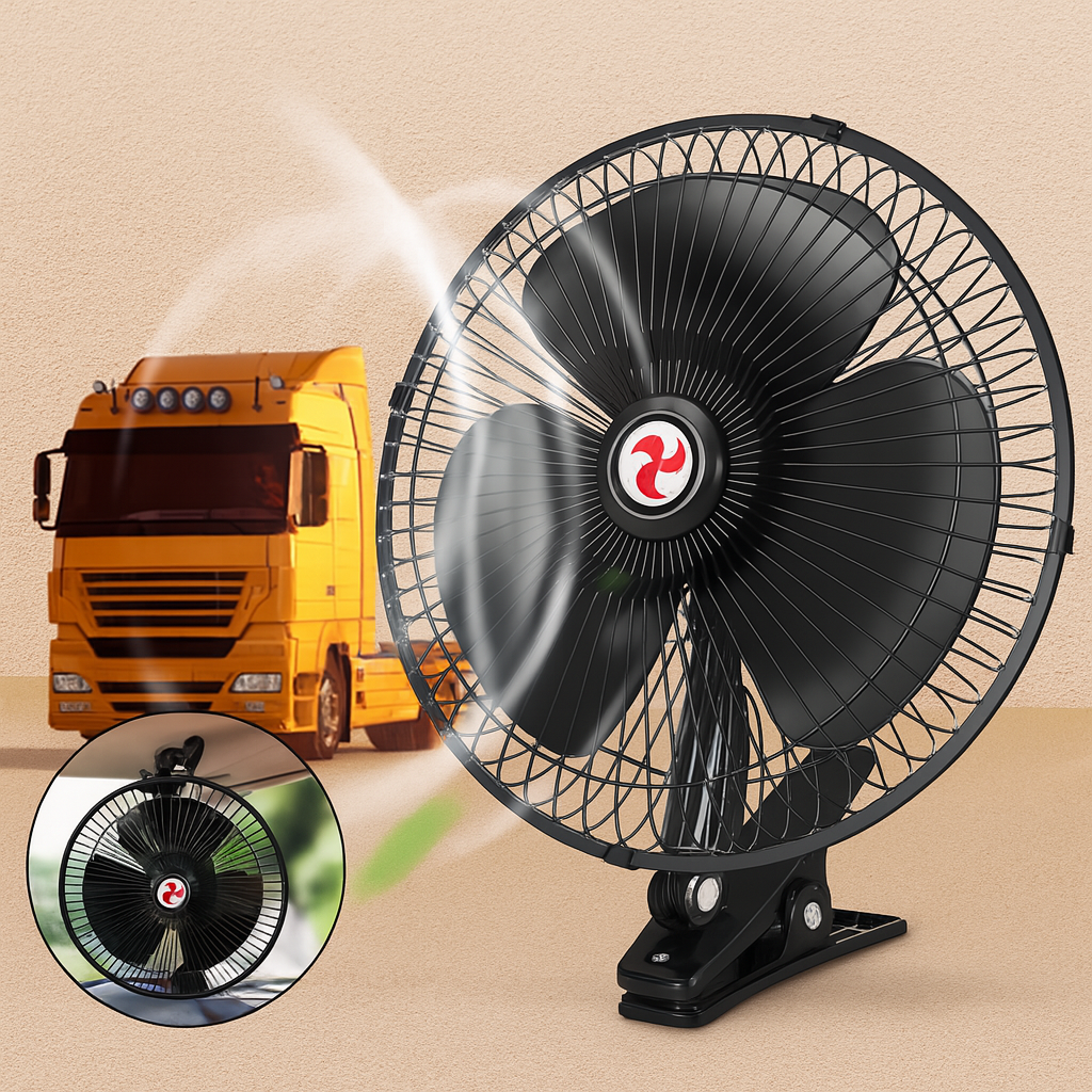 Aerovent™ - Ventilator cu prindere tip clema (8") 12v/24v