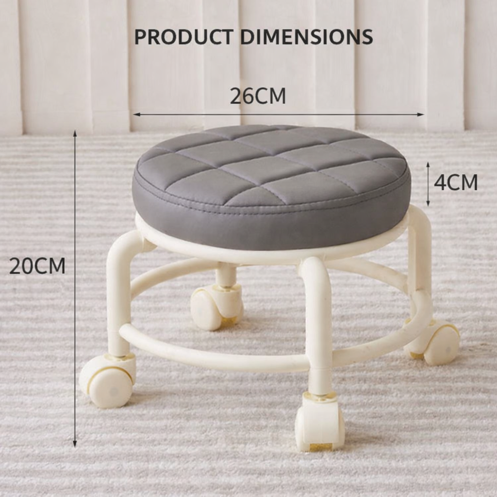 🔥OFERTA 1+1🔥RollSeat™ – Scaun Compact cu Roti pentru Casa