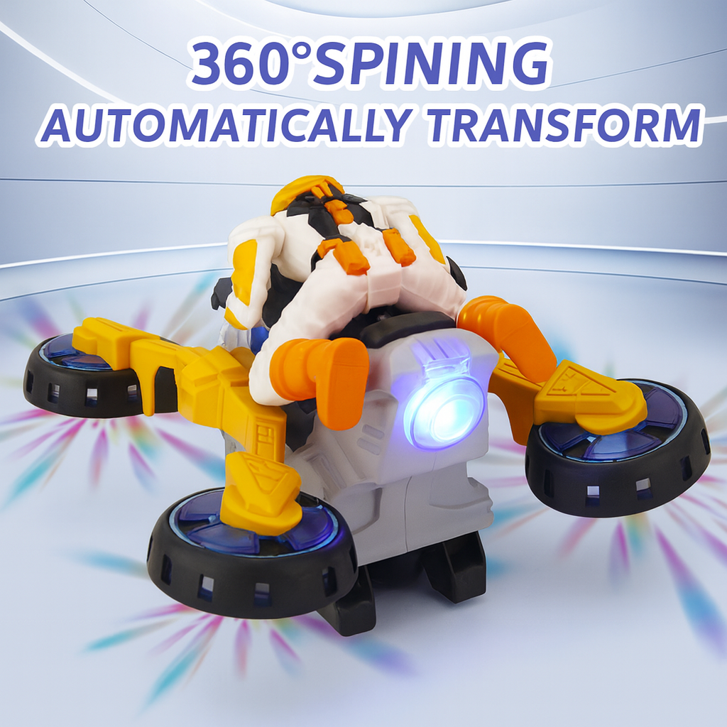 TurboSpin™ - Motocicleta Acrobatica cu Lumini si Muzica