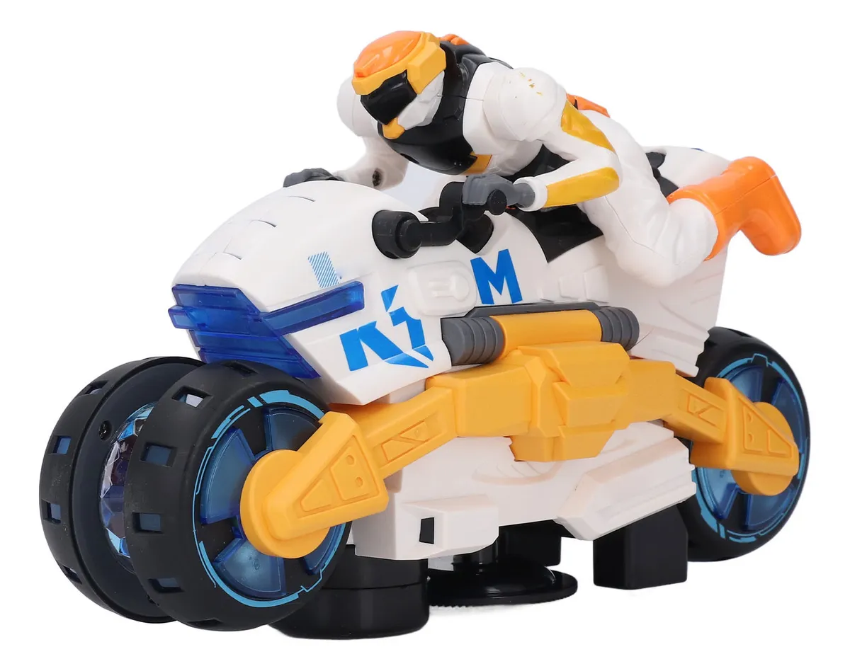 TurboSpin™ - Motocicleta Acrobatica cu Lumini si Muzica