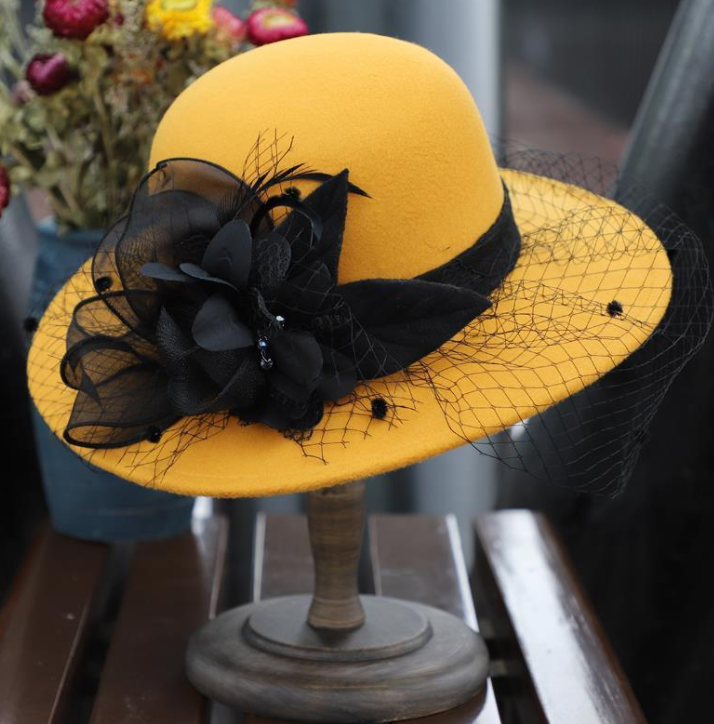 🔥OFERTA 1+1🔥Palarie de Dama Vintage