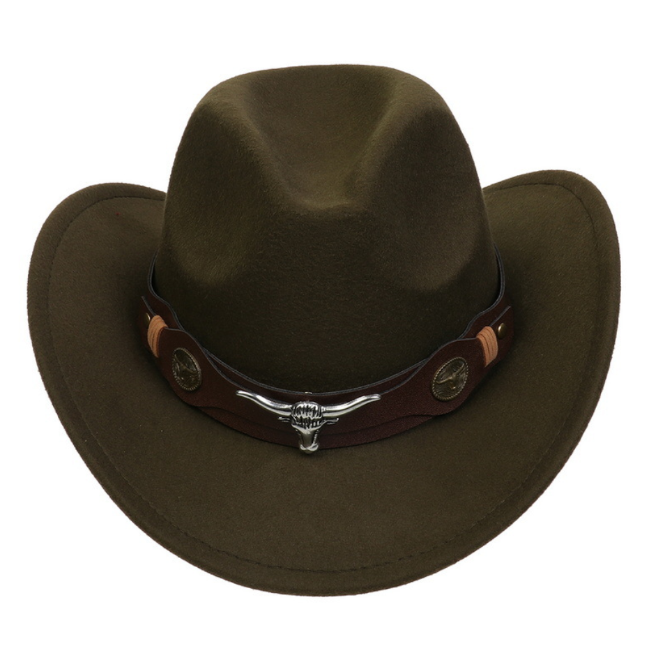 WildEdge™ - Palarie Cowboy Clasica cu Branita