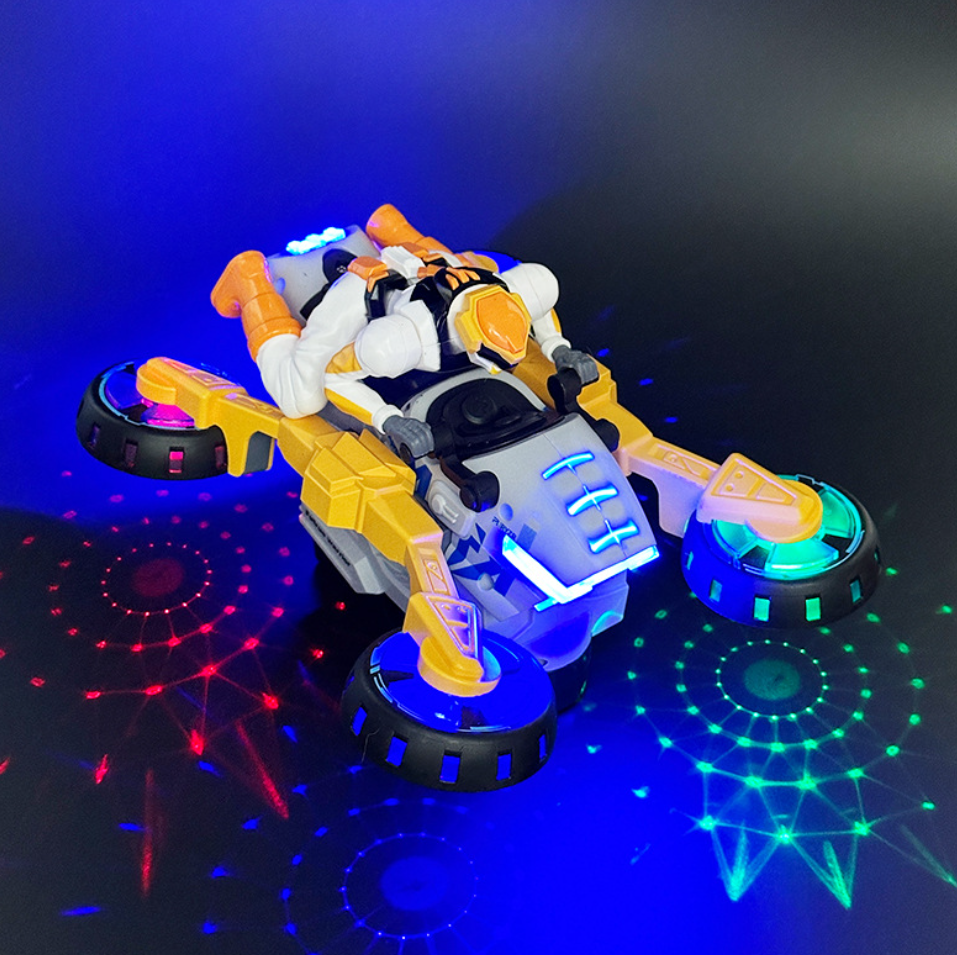 TurboSpin™ - Motocicleta Acrobatica cu Lumini si Muzica