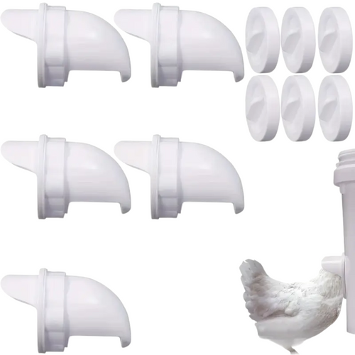PoultryFeeder™ - Set de 5 Guri de Hranire pentru Pasari