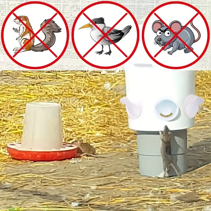 PoultryFeeder™ - Set de 5 Guri de Hranire pentru Pasari