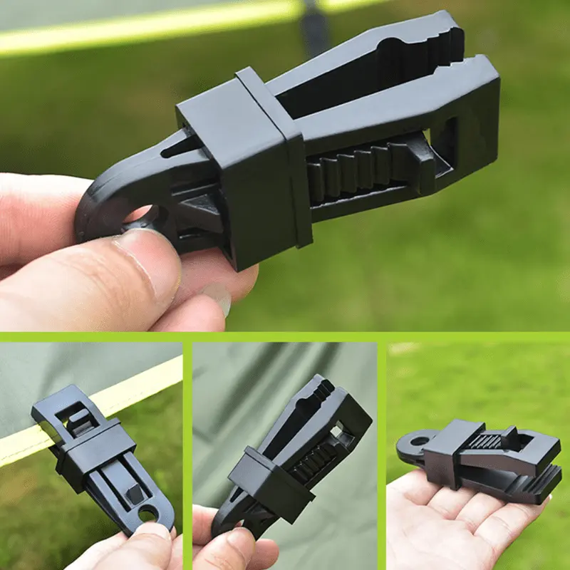 CampGrip™ – Cleme Fixare pentru Camping & Gradina (Set de 10 buc.)