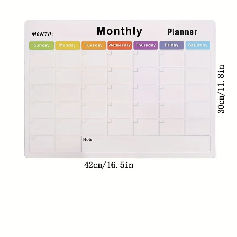 🔥Oferta 1+1🔥Placa Magnetica de Frigider pentru Planificari Lunare