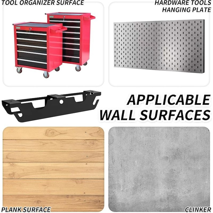 TOOLRACK™ Suport Metalic de perete pentru Polizor