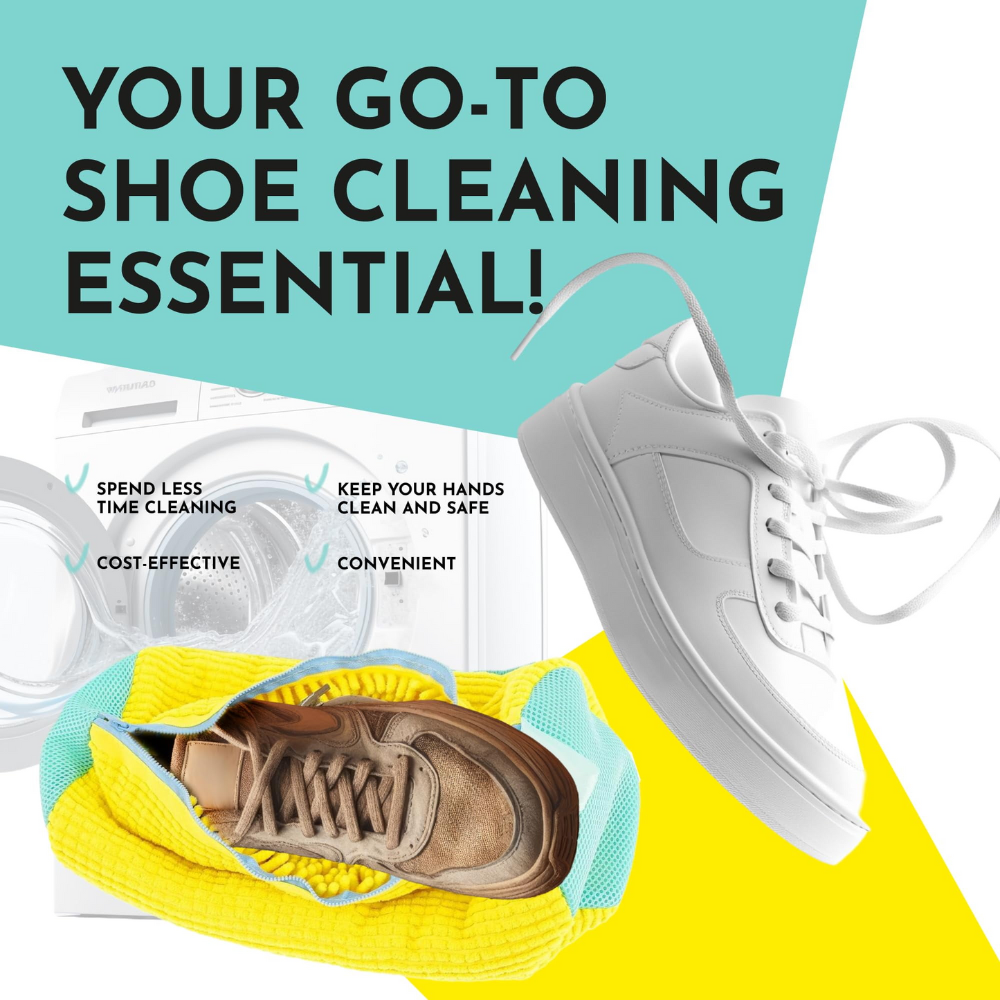 🔥OFERTA 1+1🔥CleanMate™ - Sac Profesional pentru Spalarea Incaltamintei