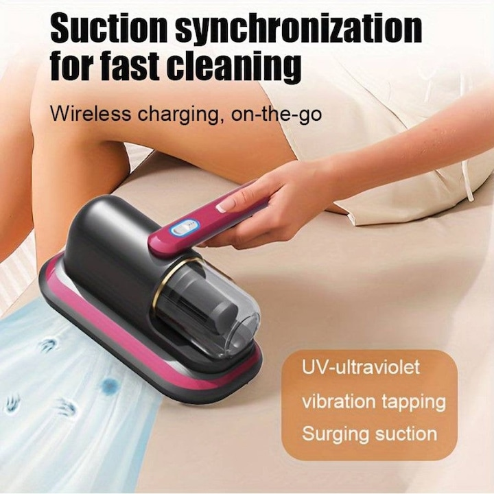 PureClean™ Aspirator Antiacarieni 2 in 1 Tehnologie UV