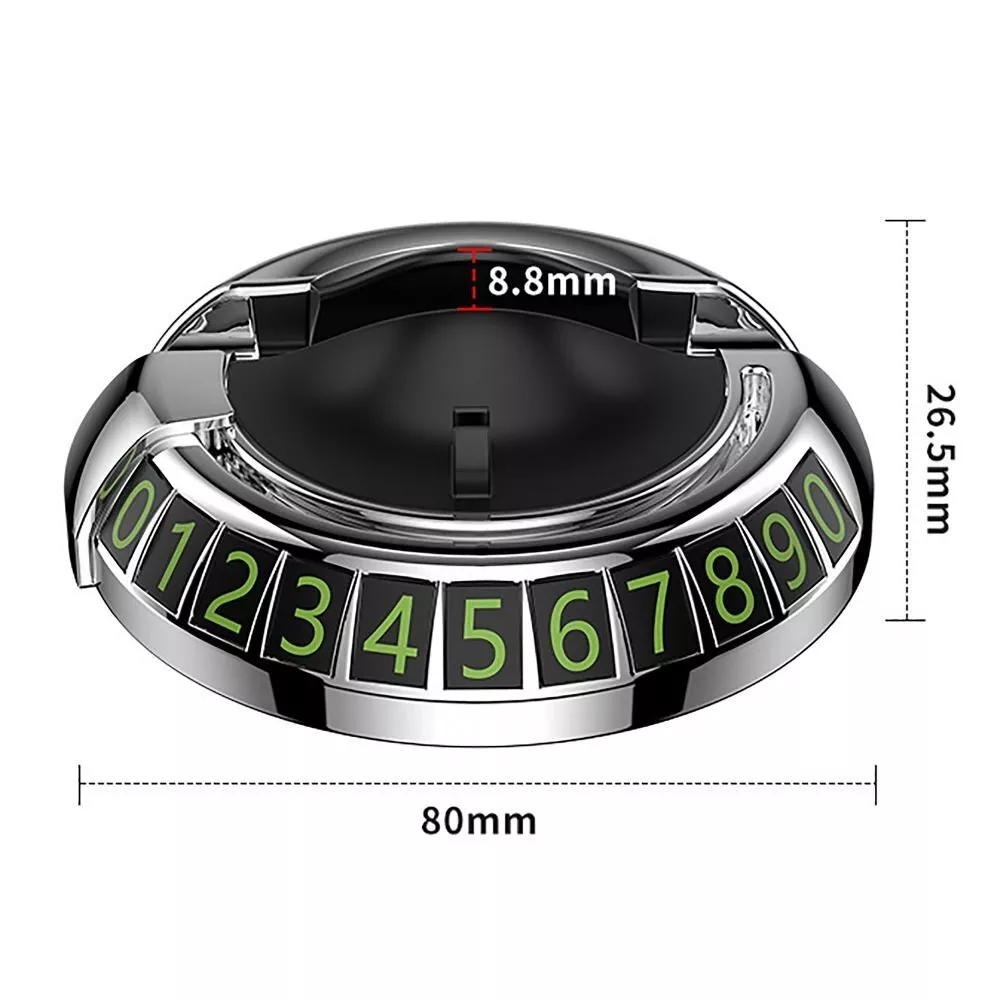 Turn&Call™ – Suport telefon auto 360° cu Optiune pentru Numar de Telefon