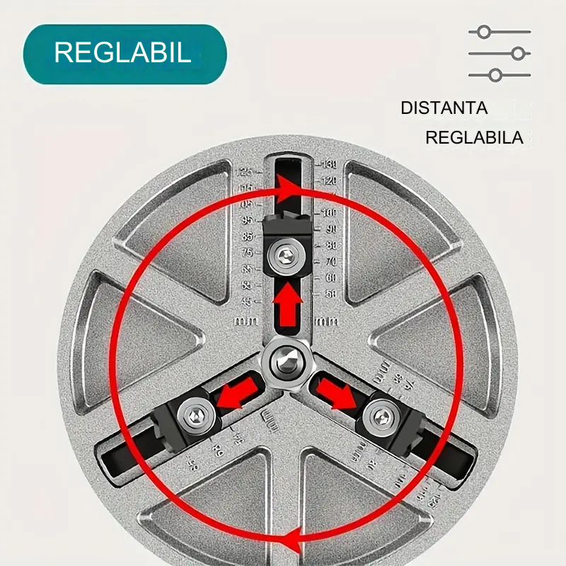 Deschizator de Gauri pentru Prelucrarea Lemnului 45-130mm