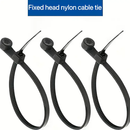 🔥OFERTA 100+200🔥Set Cabluri de Legatura cu Orificiu Rotund Auto-blocare