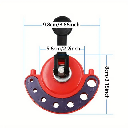 Drillmatic™ - Ghidaj Ajustabil pentru Gaurire in Sticla si Placi, cu Ventuza