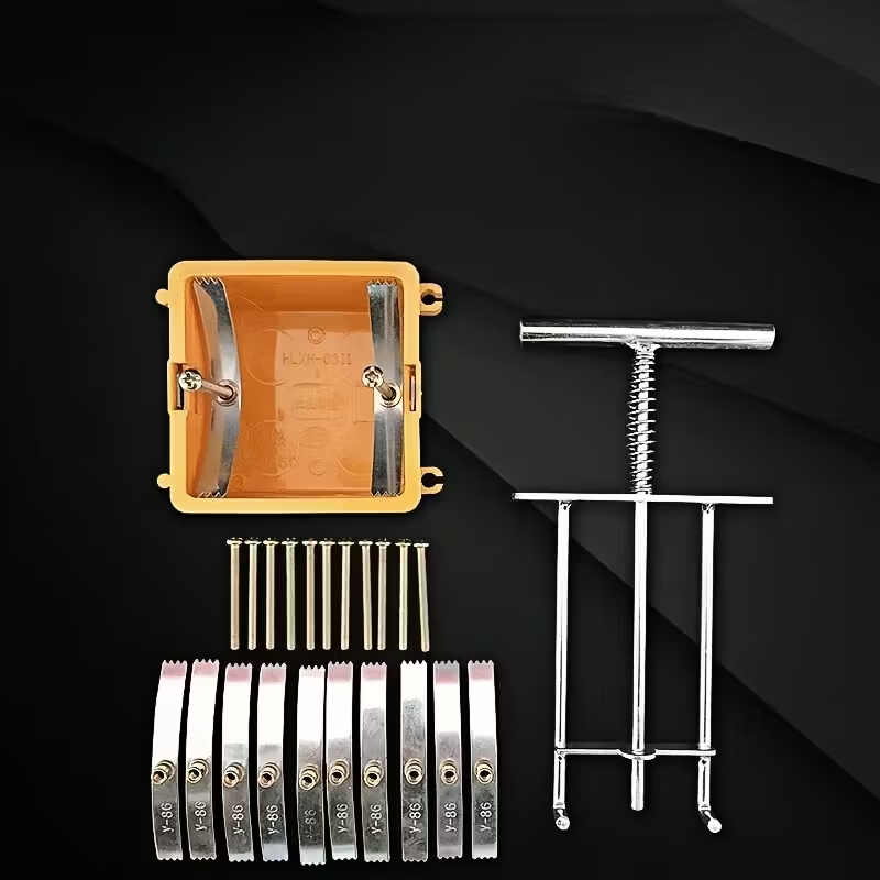 FixBox™ – Kit de reparatie pentru cutii de prize (10 cleme + 10 suruburi)