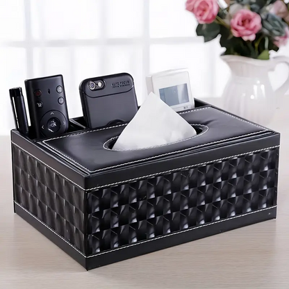 🔥 OFERTA 1+1🔥EleganzaBox™ – Cutie Multifunctionala din Piele Ecologica pentru Organizare si Stil