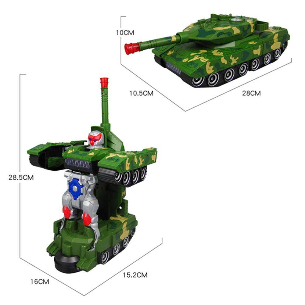 TankoBot™ Jucarie Automata 2 in 1 Din Tanc in Robot