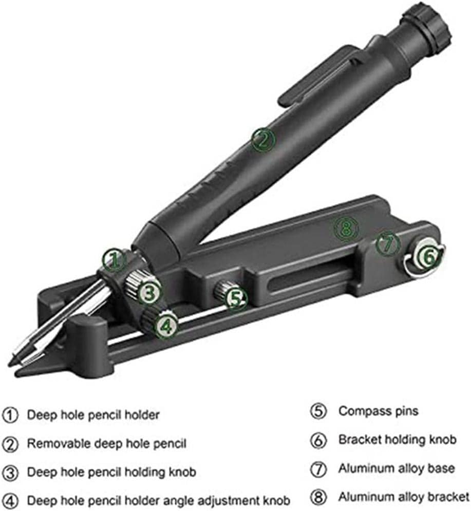 Instrument de scris si de masurare multifunctional pentru lemn EdgeForm©