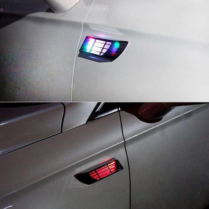 PowerGlow™ - Lumini de avertizare auto cu incarcare solara si design sport