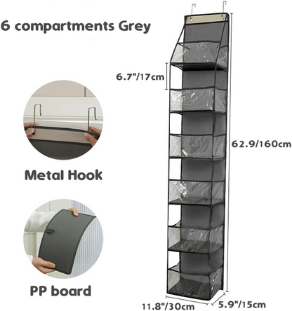 Organizator de Agatat pe Usa cu 6 Buzunare