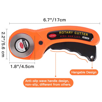 Cutter rotativ pentru piele