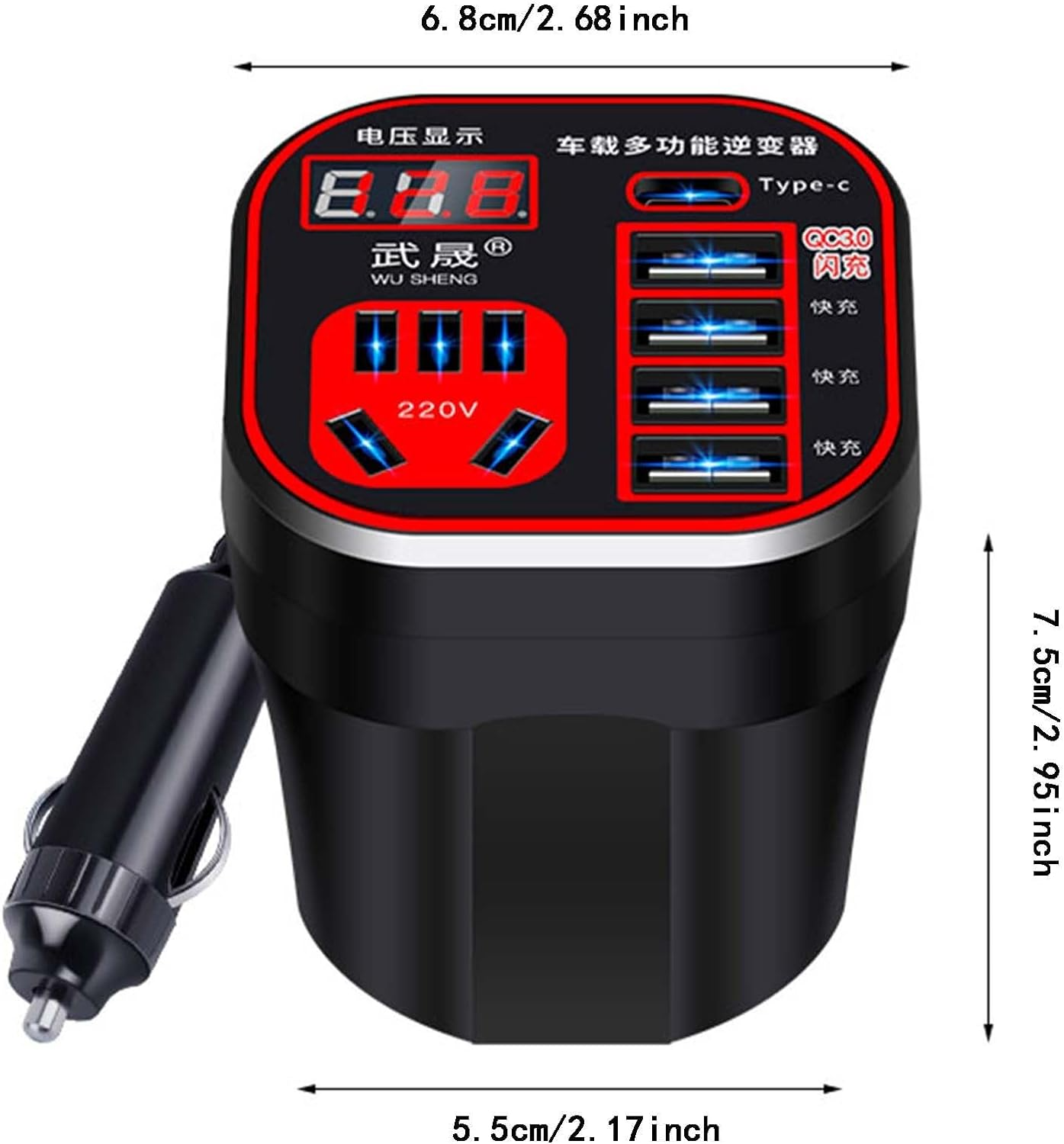 AutoPower™ Invertor de putere pentru masina