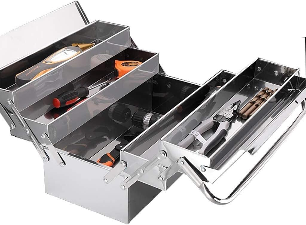 SteelFold Pro – Cutia de Unelte Pliabila din Otel Inoxidabil