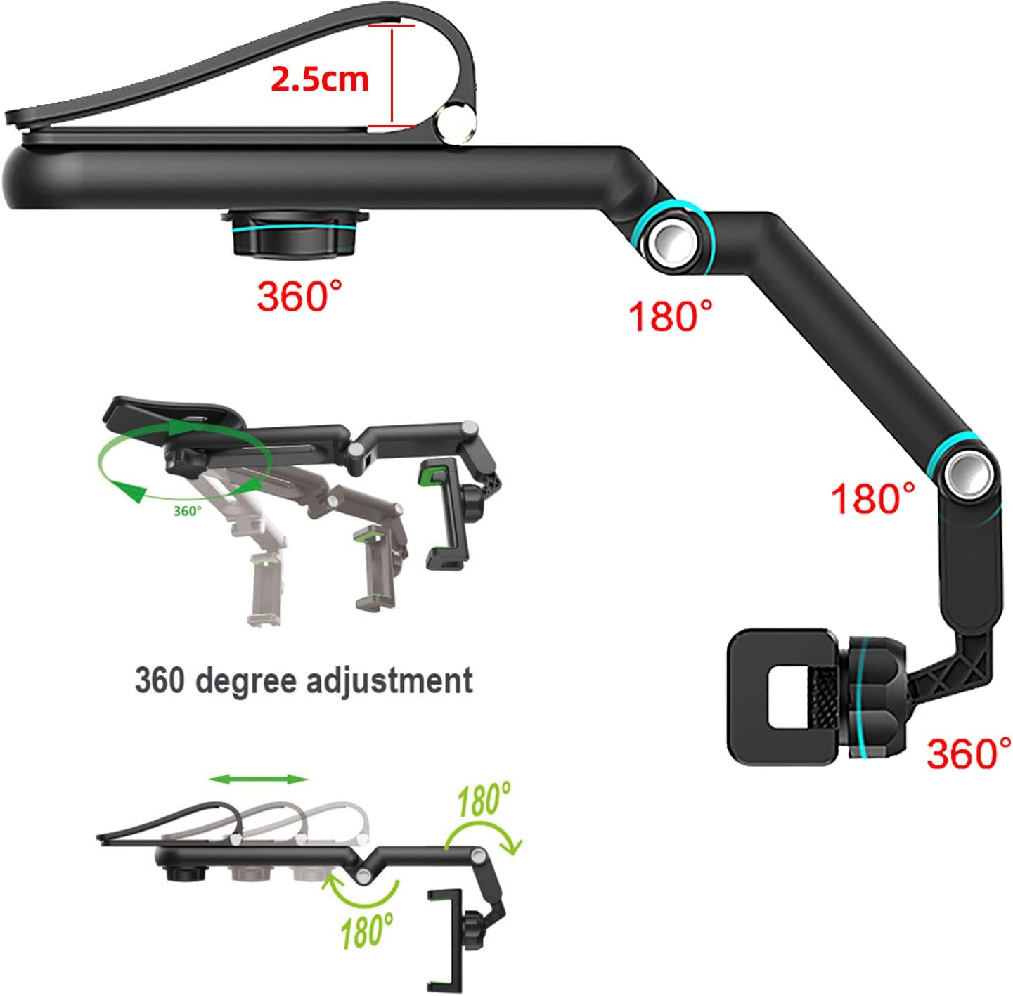 Suport de telefon pentru parasolar GripMate™