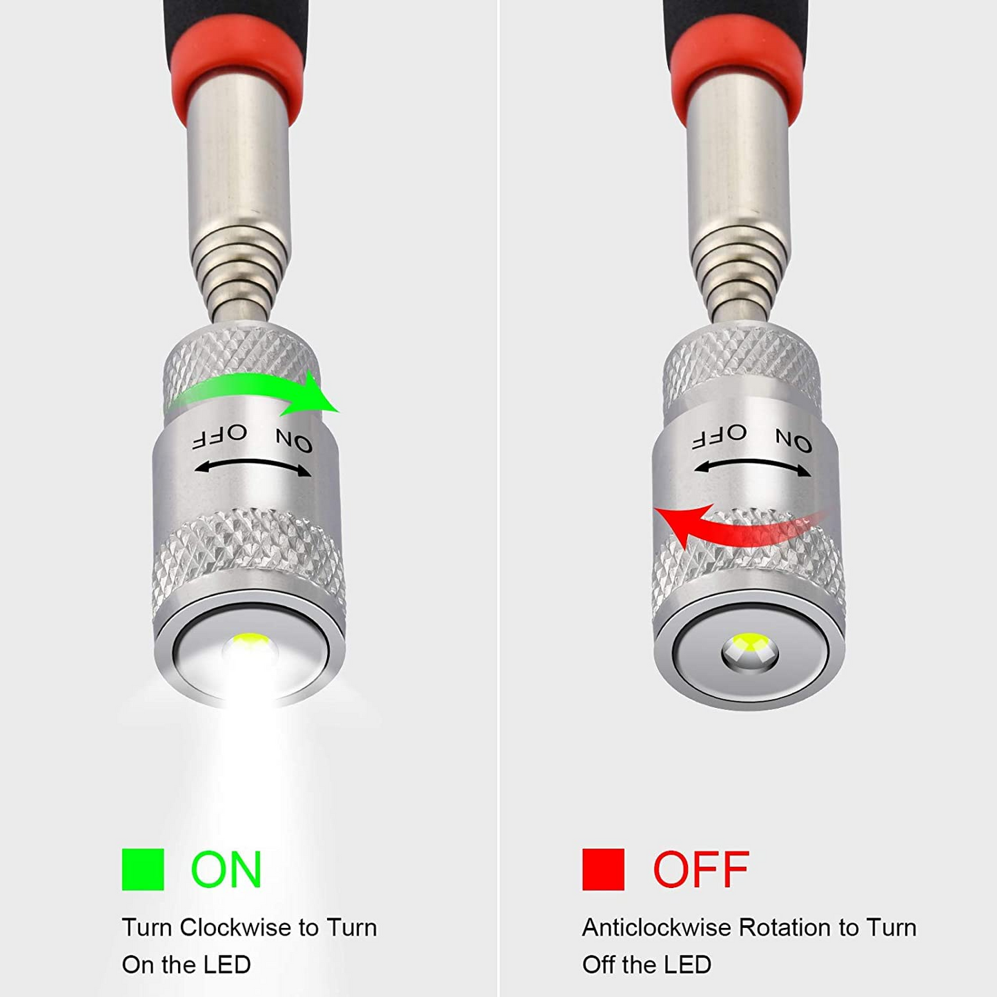 Instrument magnetic de ridicare cu lumina LED