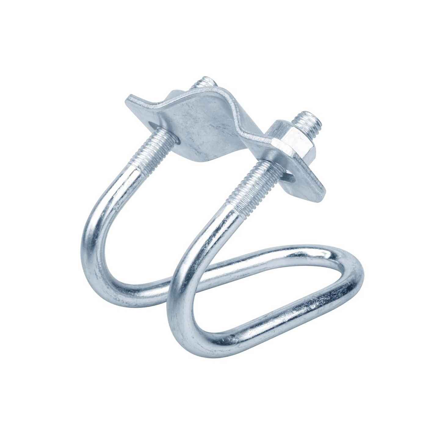 UGrip™ - Set 12 Coliere prindere tip U din otel galvanizat – Dimensiune 20×40 mm