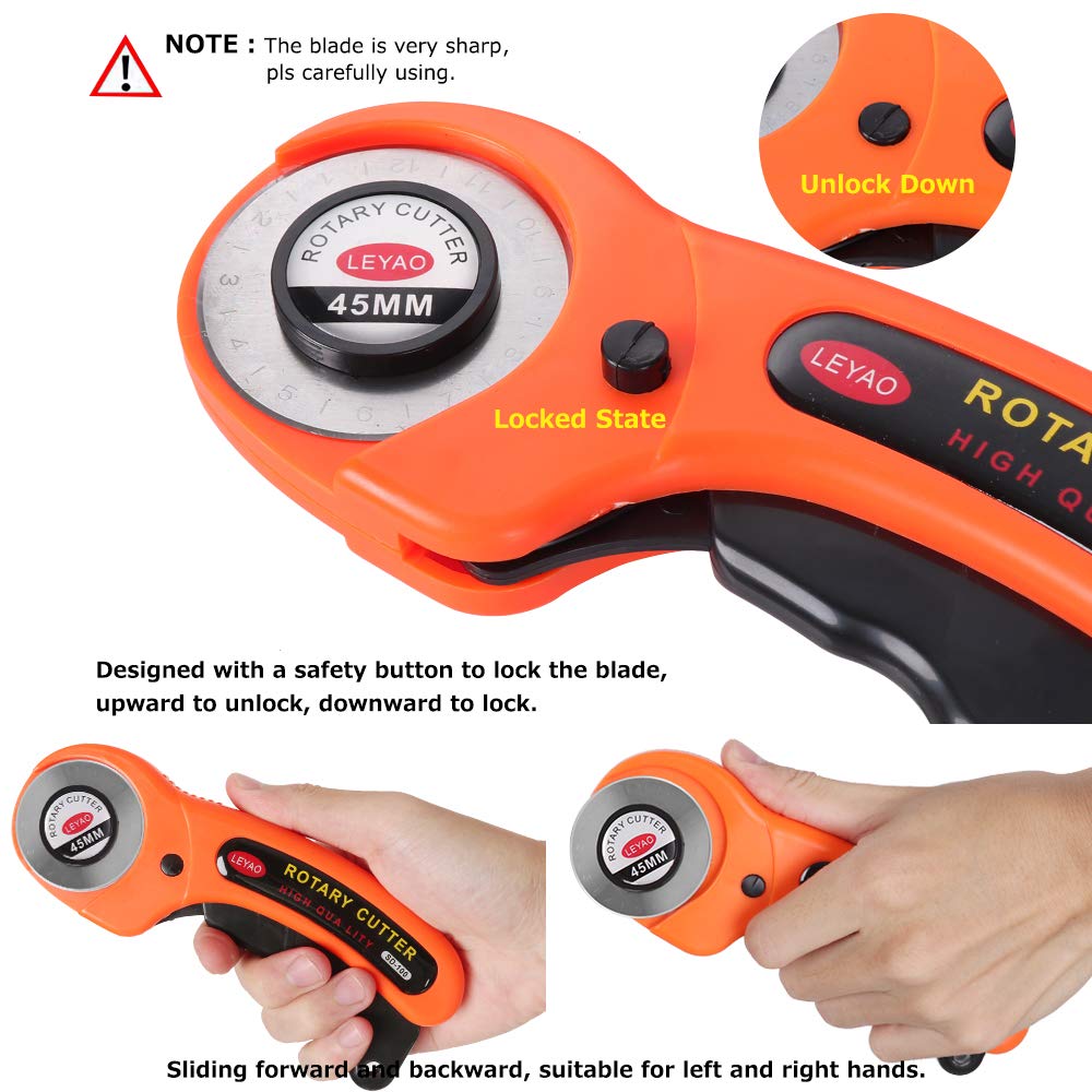 Cutter rotativ pentru piele