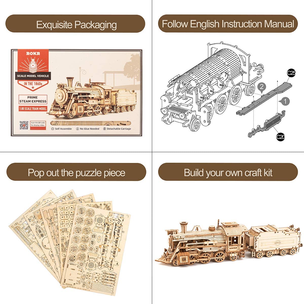 Puzzle 3D din lemn pentru adulți-mecanic