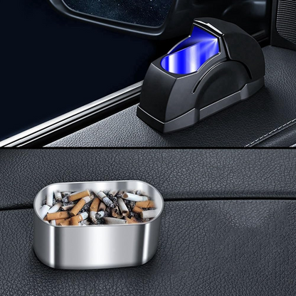 AshVault™ - Scrumiera auto premium cu iluminare LED si montaj fara urme