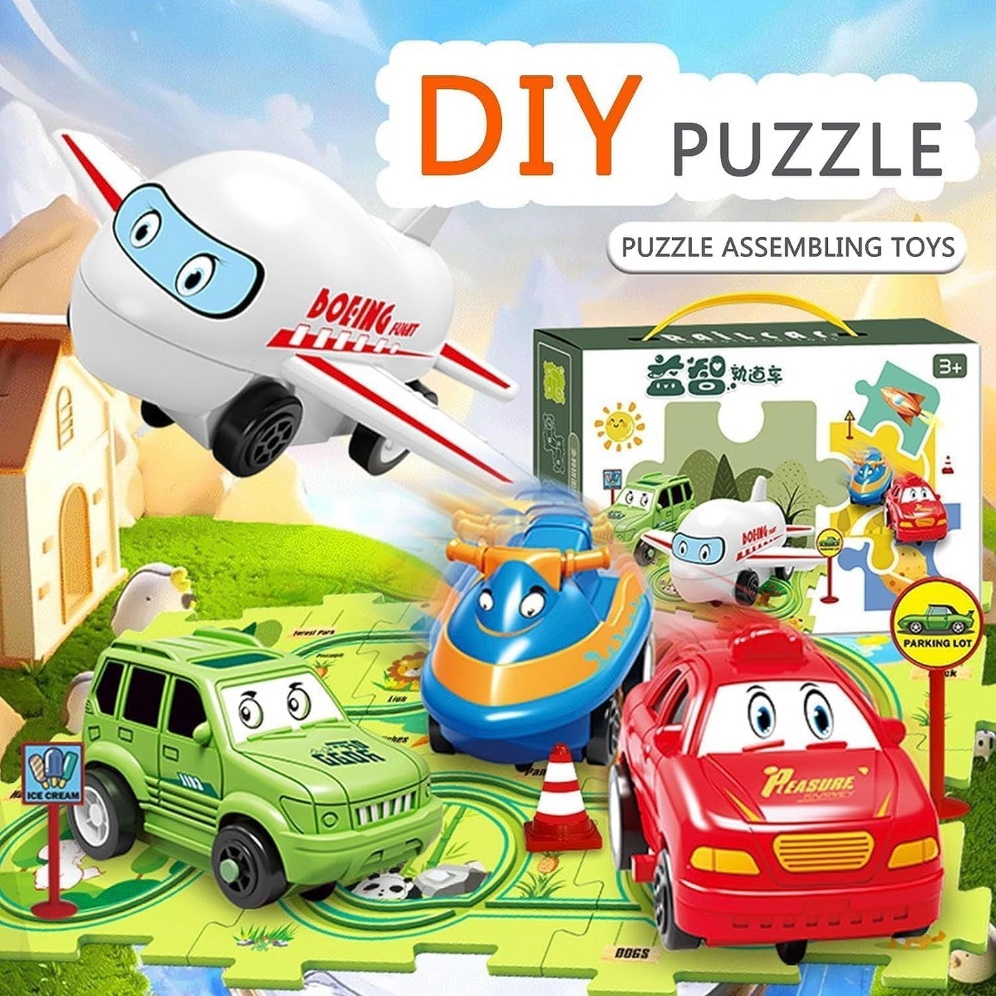 PuzzleRacer™ Puzzle pista de masina