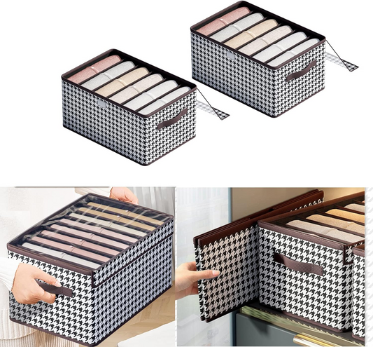 Organizator Haine cu 6 Compartimentari🔥Oferta 1+1! Comanzi 1 si primesti 2🔥