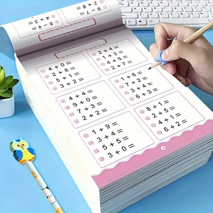 MathMagic™ Set de 2 Caiete de Exercitii pentru Adunare si Scadere - Gradinita si Prescolari