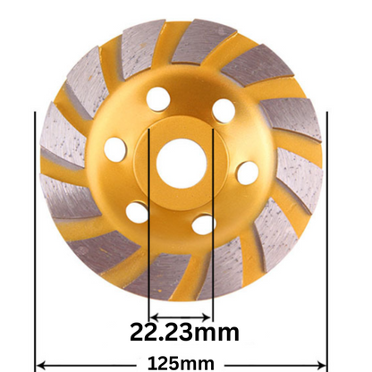 DiamondFlex™ Disc de Slefuit cu Segmente Diamantate de 125mm