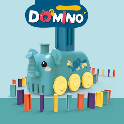 Tren Domino cu Design de Animale