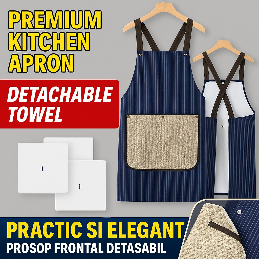 Kitchoria™ - Sort de Bucatarie Premium cu Prosop Detasabil