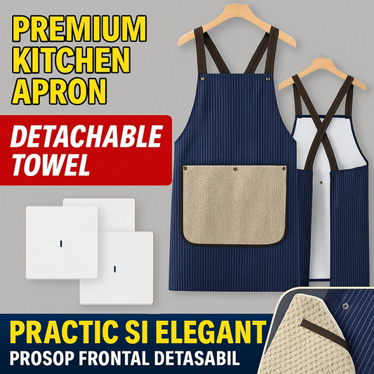 Kitchoria™ - Sort de Bucatarie Premium cu Prosop Detasabil