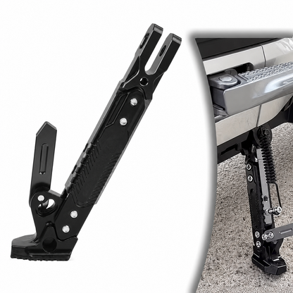 MotoStand™ - Cric Lateral Reglabil pentru Motociclete si Scutere
