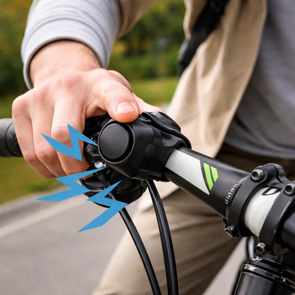 BikeBuzz™ – Claxon Electronic pentru Bicicleta cu 5 Sunete si 130 dB