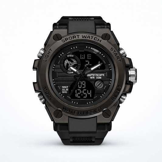 Ceas de Barbati cu Cadran Mare, Calitate Premium