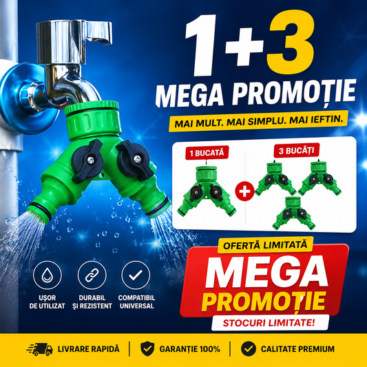 🔥OFERTA 1+3🔥 Adaptor Robinet 2-in-1 pentru Conectare Simultana