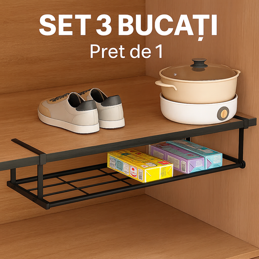 🔥OFERTA 1+2🔥Rafturi Extensibile Multifunctionale – Organizare Inteligenta pentru Bucatarie si Incaltaminte