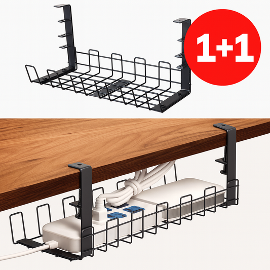🔥OFERTA 1+1🔥Raft de depozitare de sub birou fara perforare