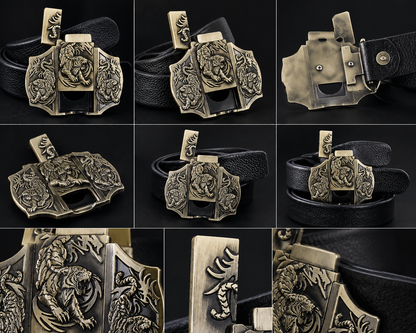 TigerLock™ - Curea Tactica cu Catarama Premium Tiger Edition 130 cm