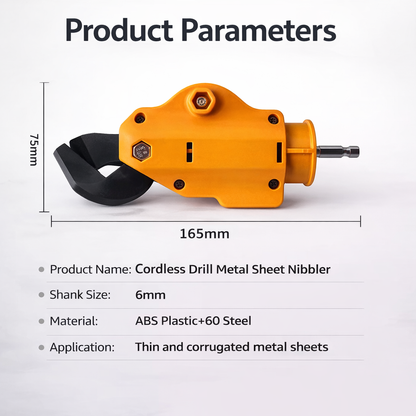 🔥OFERTA 1+1🔥CutPro Drill™ – Foarfeca Electrica pentru Tabla, Atasament Bormasina