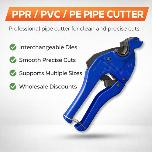 🔥OFERTA 1+1🔥ProCut Pro™ – Cleste Profesional pentru Taiat Tevi PPR / PVC / PE 20-25-32 mm